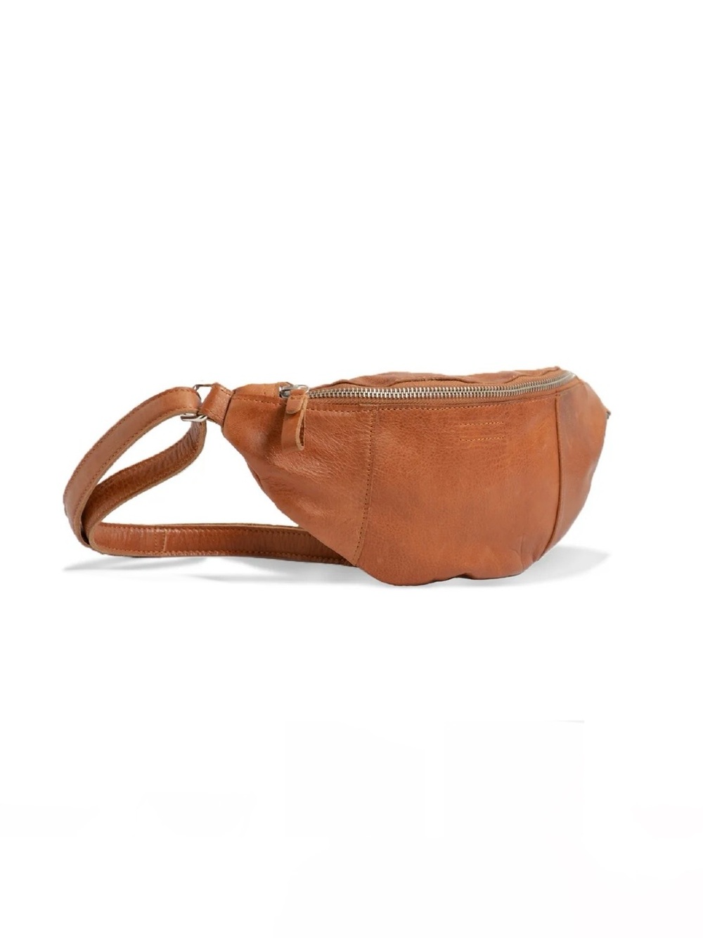 DAY & MOOD DayThat Bumbag Brown Leather Belt Bag Fanny Shoulder Pack Boho Travel